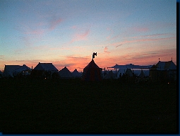 ... wurden wir von einem schnen Sonnenuntergang belohnt